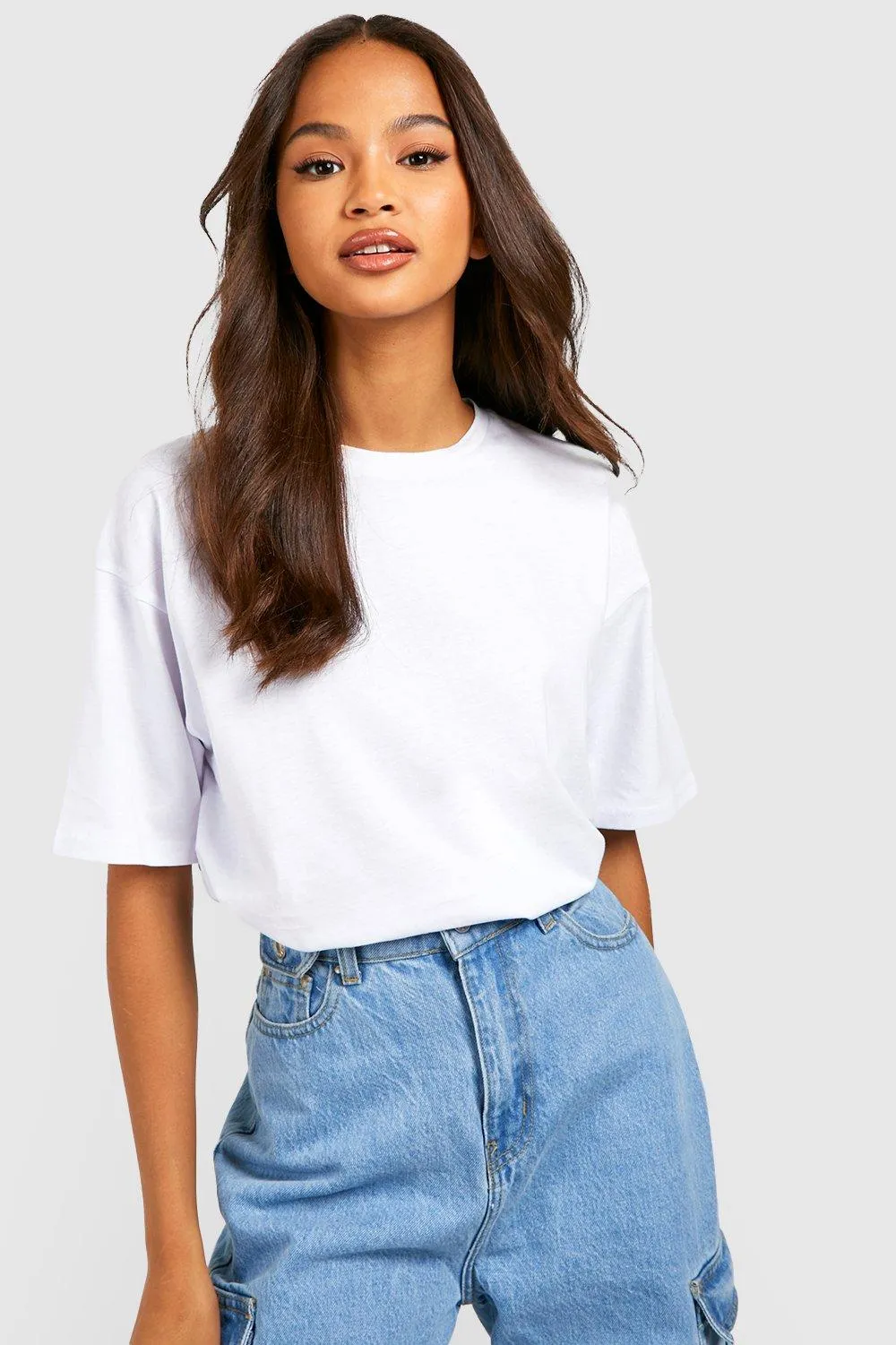 2 Pack Cotton Basic Oversized Tshirt