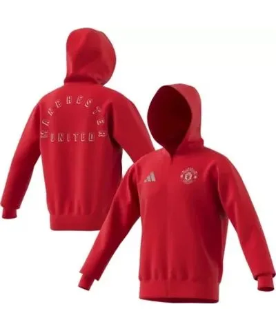 adidas International Clubs Manchester United 2024/25 Anthem Full-Zip Hoodie