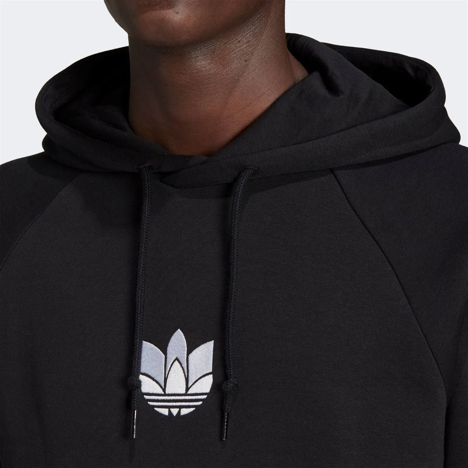 adidas Originals 3D Trefoil Sweat Hoodie - Black