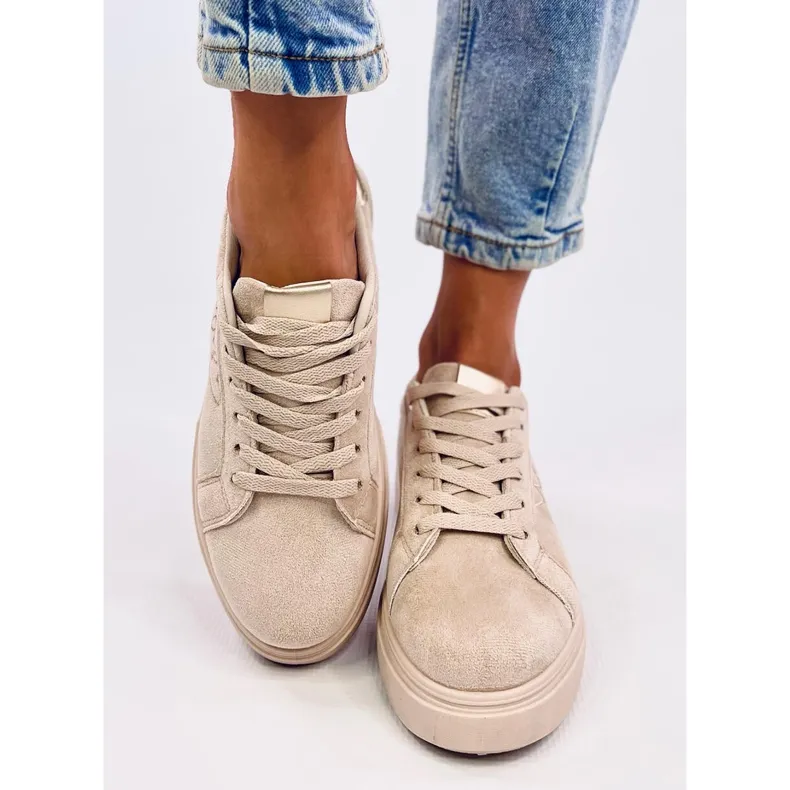 Akins Khaki Pastel Women's Sneakers beige