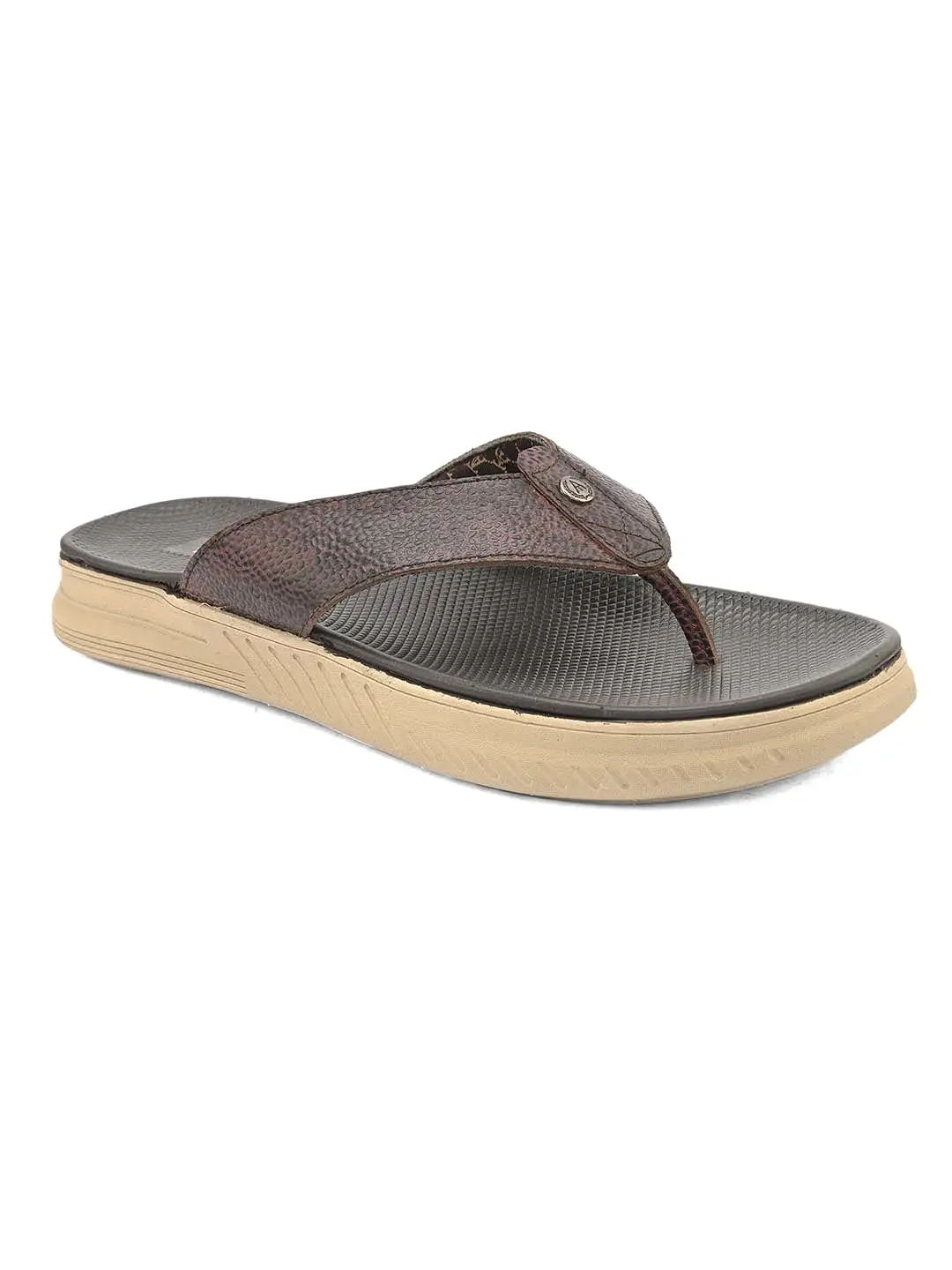 Alberto Torresi African Leather Thongs For Men With Extra Padded Flexible Footbeds Daily wear