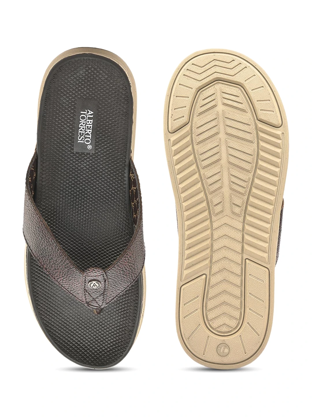 Alberto Torresi African Leather Thongs For Men With Extra Padded Flexible Footbeds Daily wear