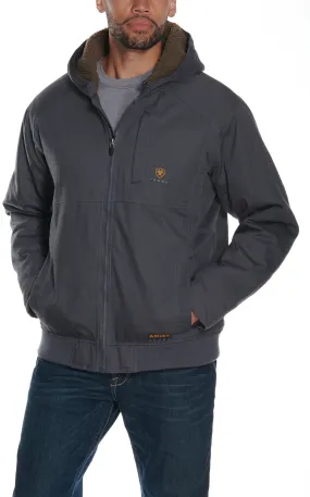 Ariat Men's Rebar DuraCanvas Hooded Jacket