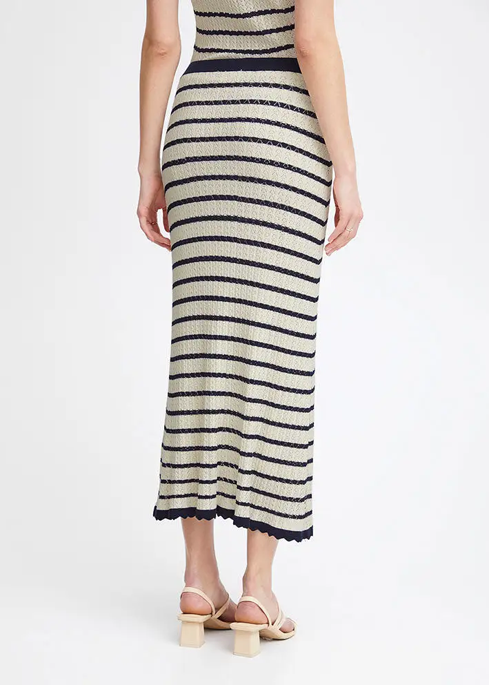 Atelier Rêve Fanto Skirt Knitted Nederdel - Birch