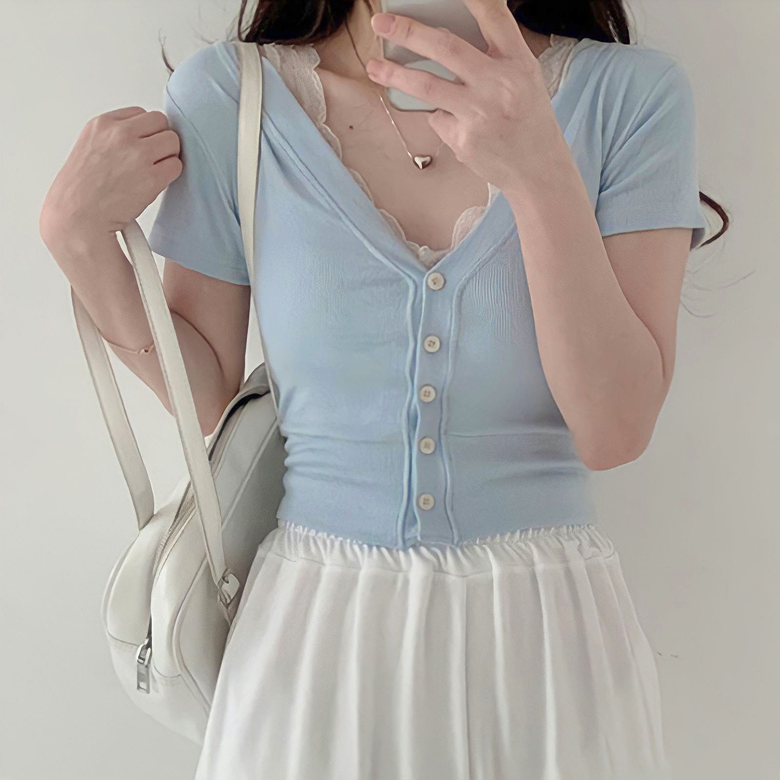 Baby Blue Top