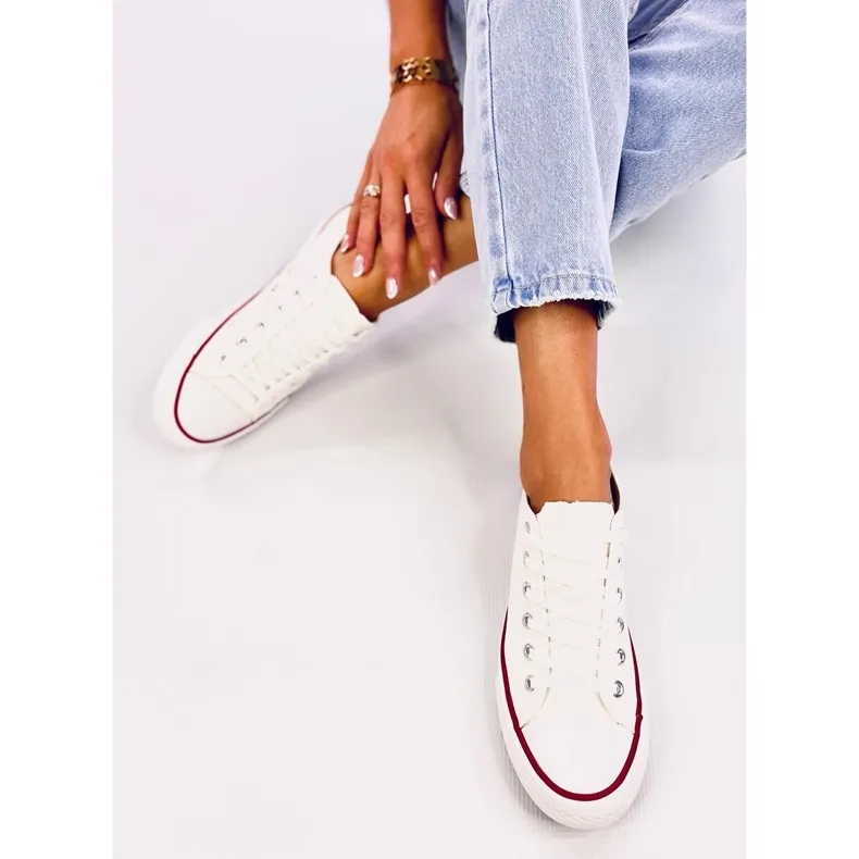 Basic White women's classic sneakers