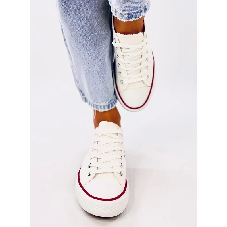 Basic White women's classic sneakers