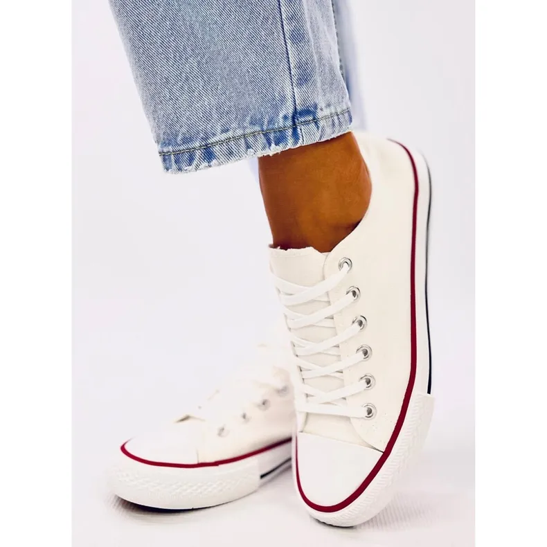 Basic White women's classic sneakers