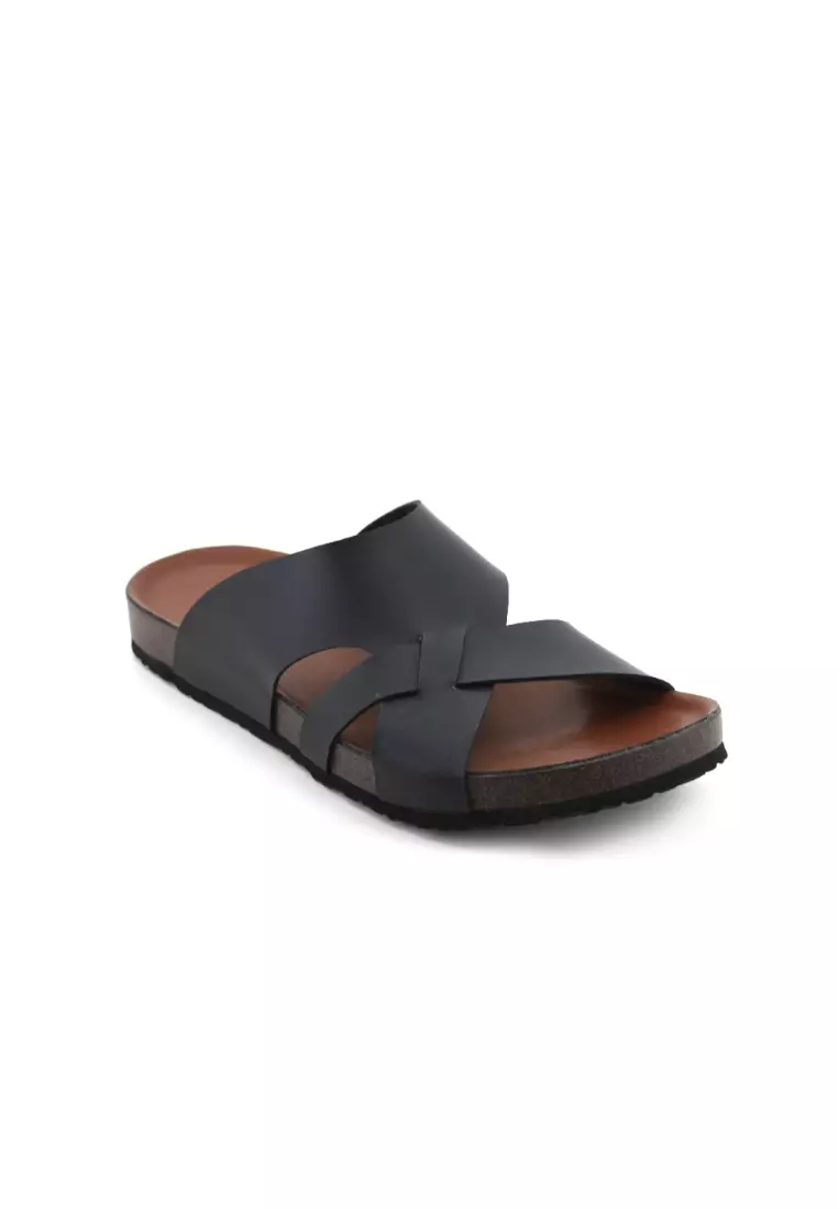 [Best Seller] BATA Men Black Sandals - 8616008