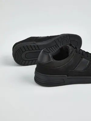 Black Panelled Chunky Skate Trainers | Men | George at ASDA