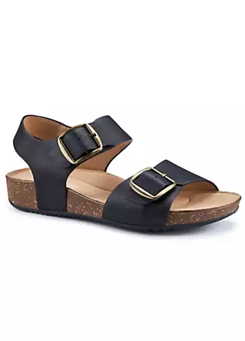 Black Tourist II Women’s Sandals by Hotter | Look Again