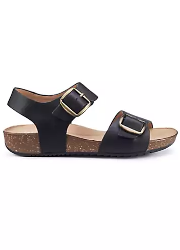 Black Tourist II Women’s Sandals by Hotter | Look Again