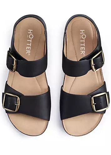 Black Tourist II Women’s Sandals by Hotter | Look Again