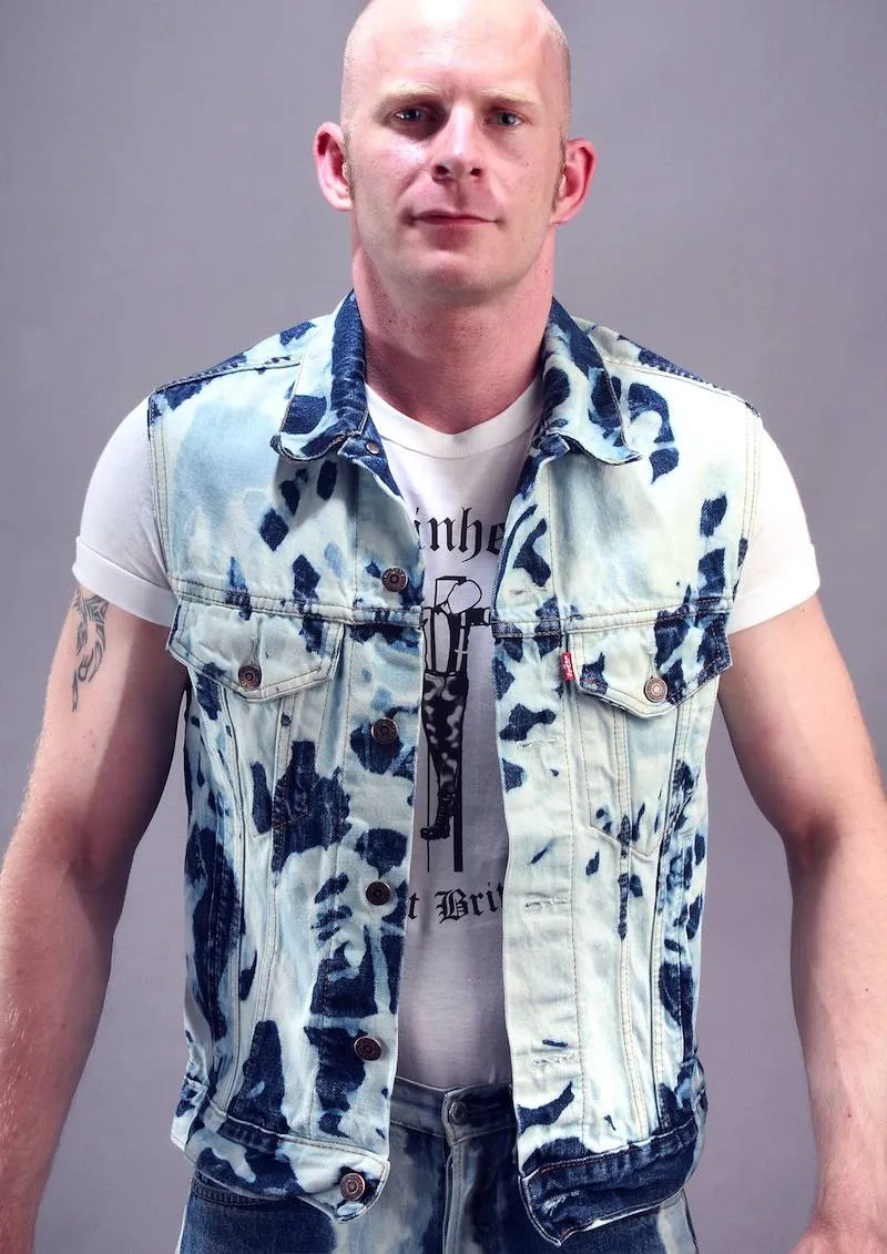 Bleached denim vest - Levi's