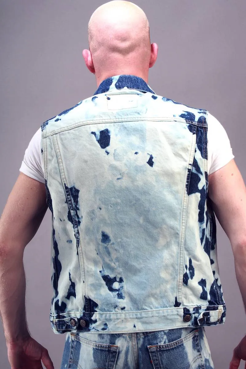 Bleached denim vest - Levi's