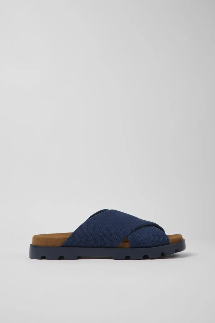 Brutus Sandal Blue recycled cotton sandals for men