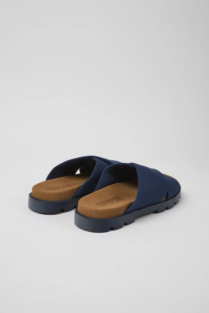 Brutus Sandal Blue recycled cotton sandals for men