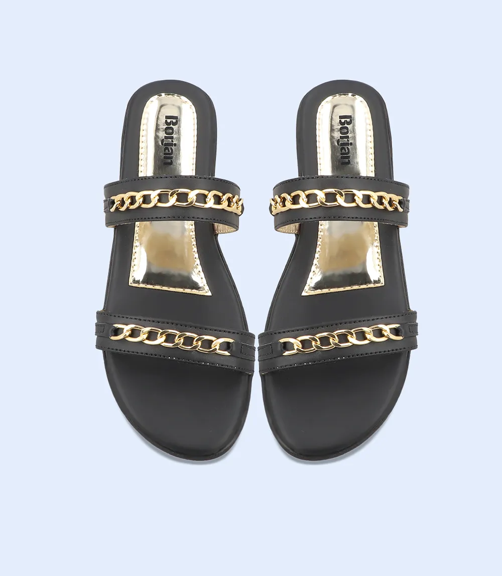 BW9202-BLACK-Women Slipper