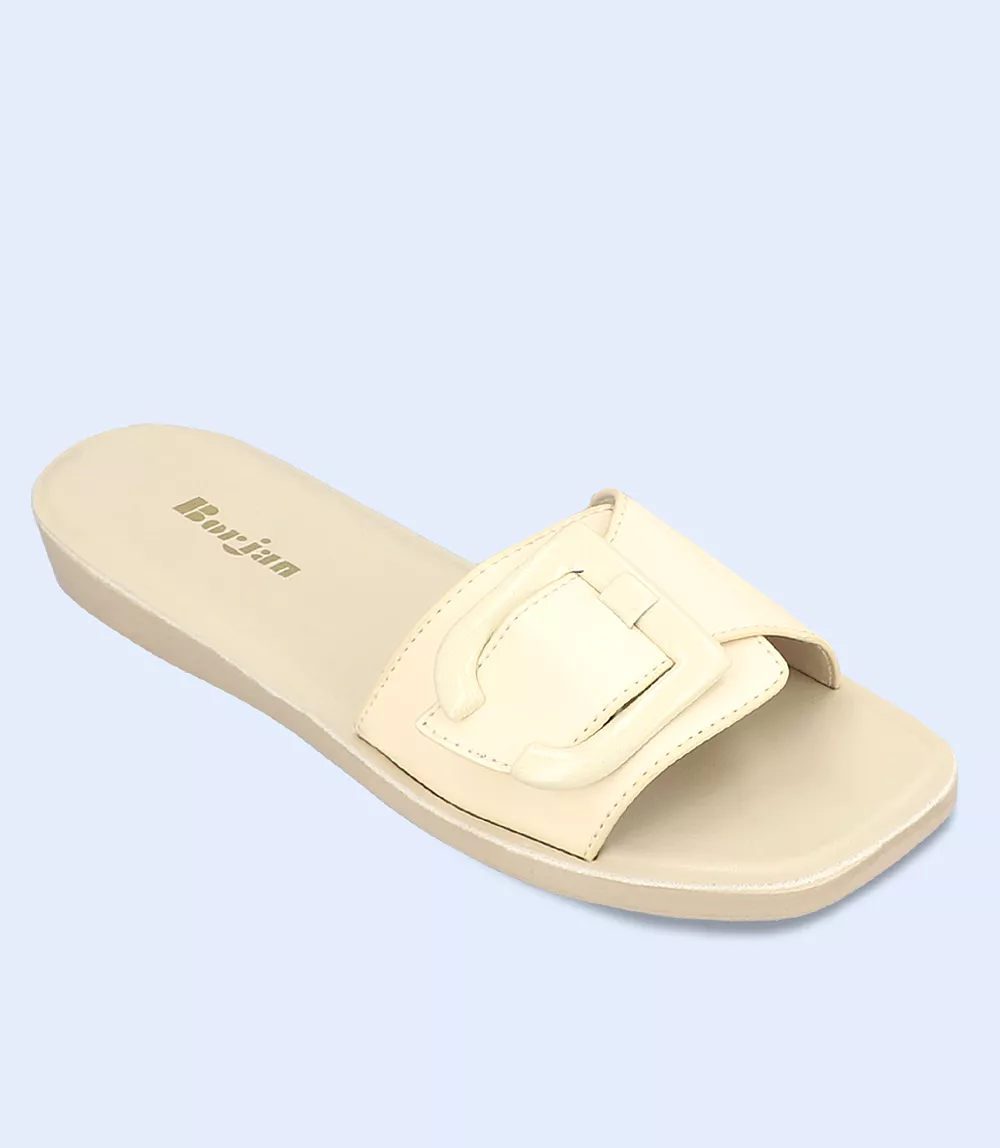 BW9416-OFF WHITE-Women Slipper