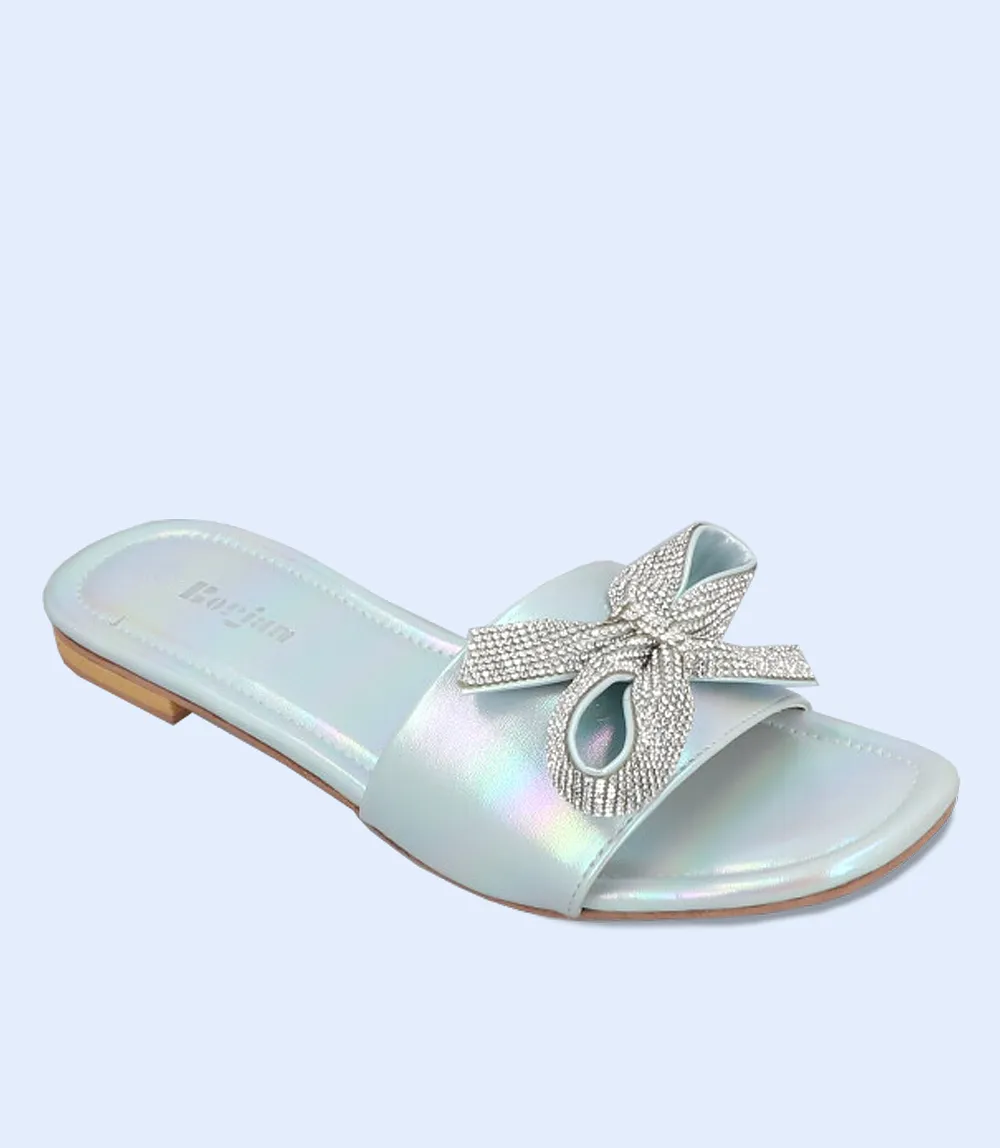 BW9434-Mettalic-Women Formal Slippers