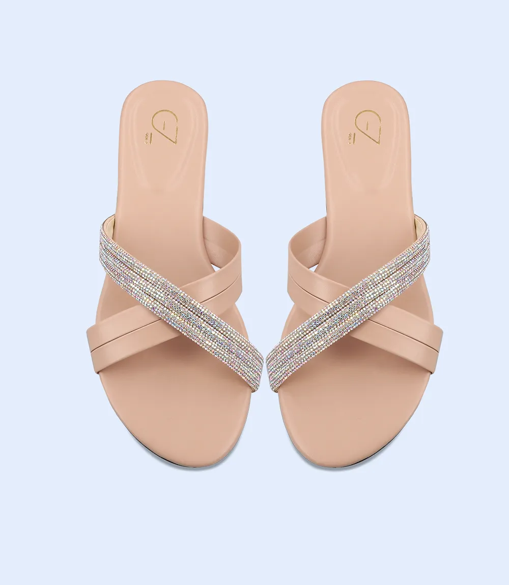 BW9459-PEACH-Women Slipper