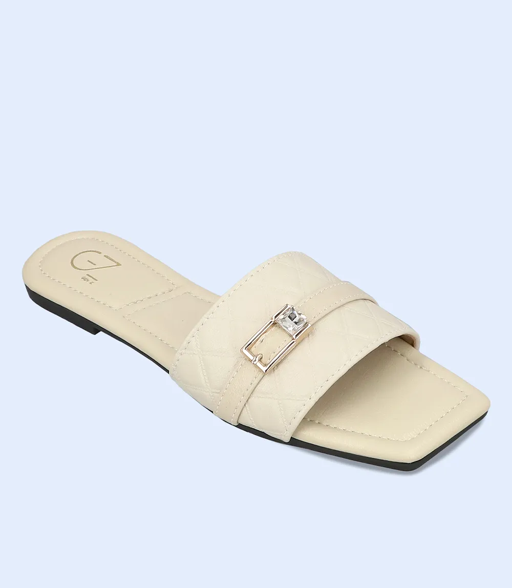 BW9504-IVORY-Women Slipper