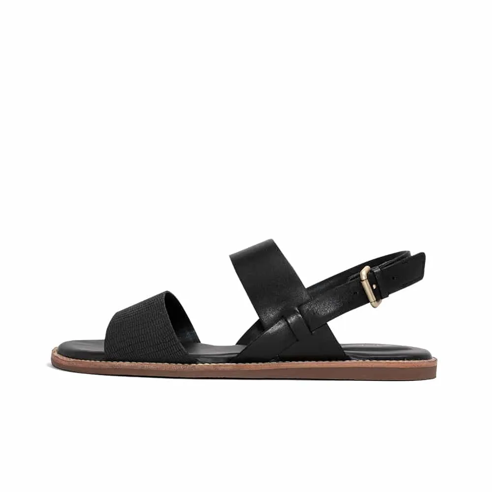 Clarks Karsea Strap Women's Sandals Black Leather 26171874