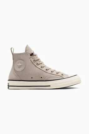 Converse trainers Chuck 70 Jungle Cloth Overlay men's gray color A08602C