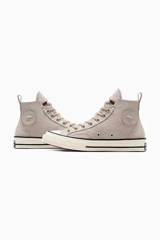 Converse trainers Chuck 70 Jungle Cloth Overlay men's gray color A08602C