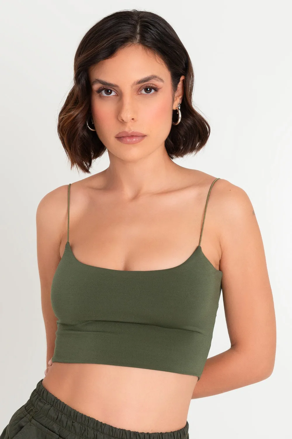 Crop top tirantes