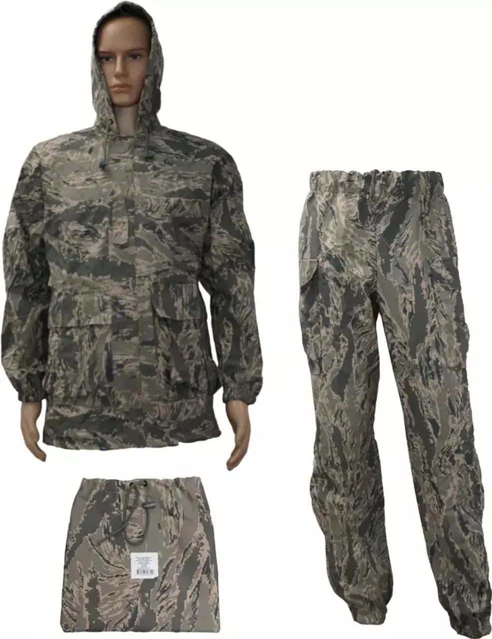 Dakota Outerwear Military Mobility 3 piece Rainsuit  ABU