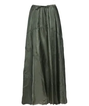 Deborah Lindquist Eco Lifestyle Women's Green Amy Parachute Skirt