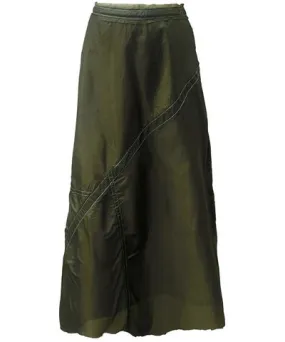 Deborah Lindquist Eco Lifestyle Women's Green Hanna Parachute Skirt