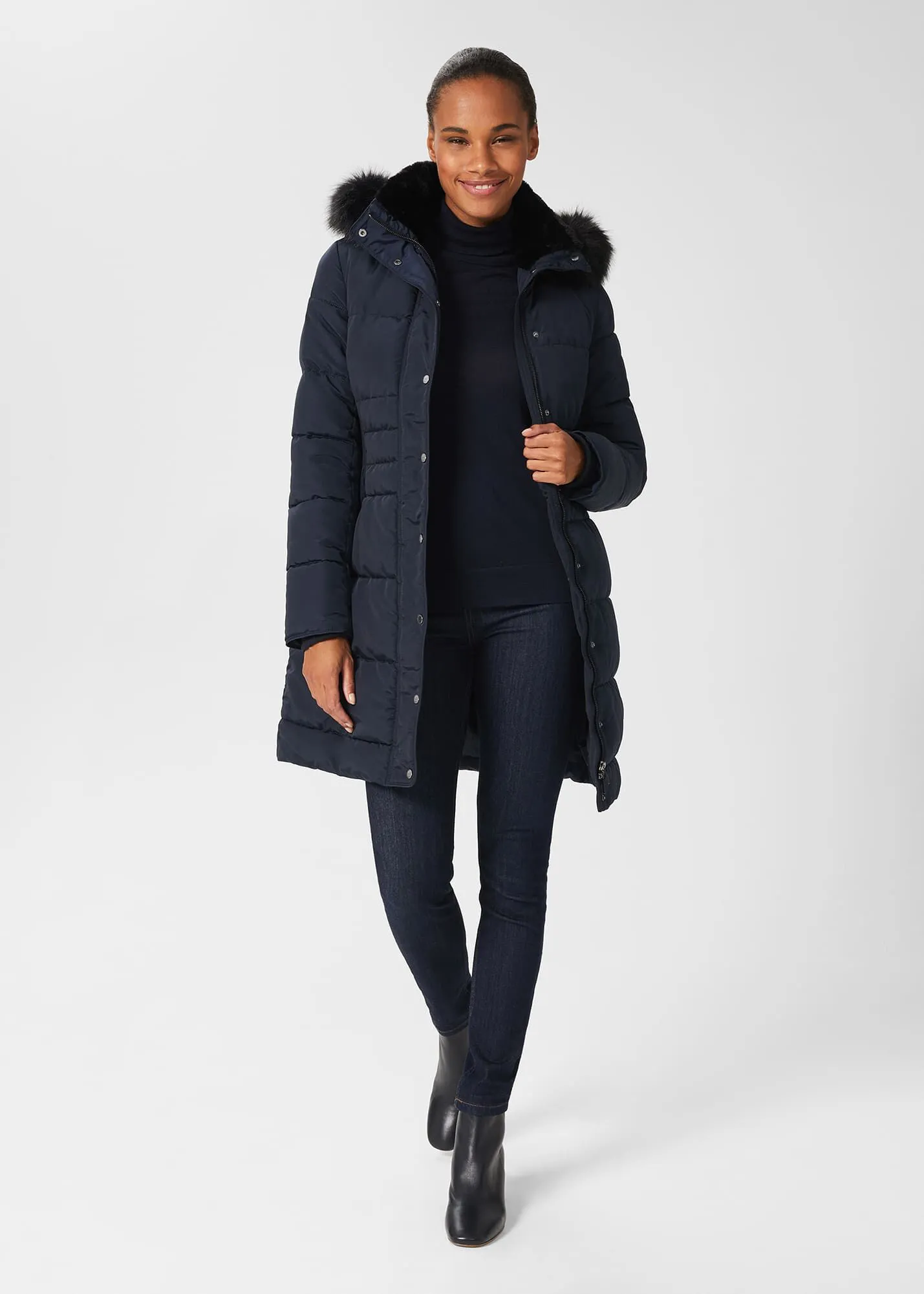 Dita Puffer Jacket With Hood 