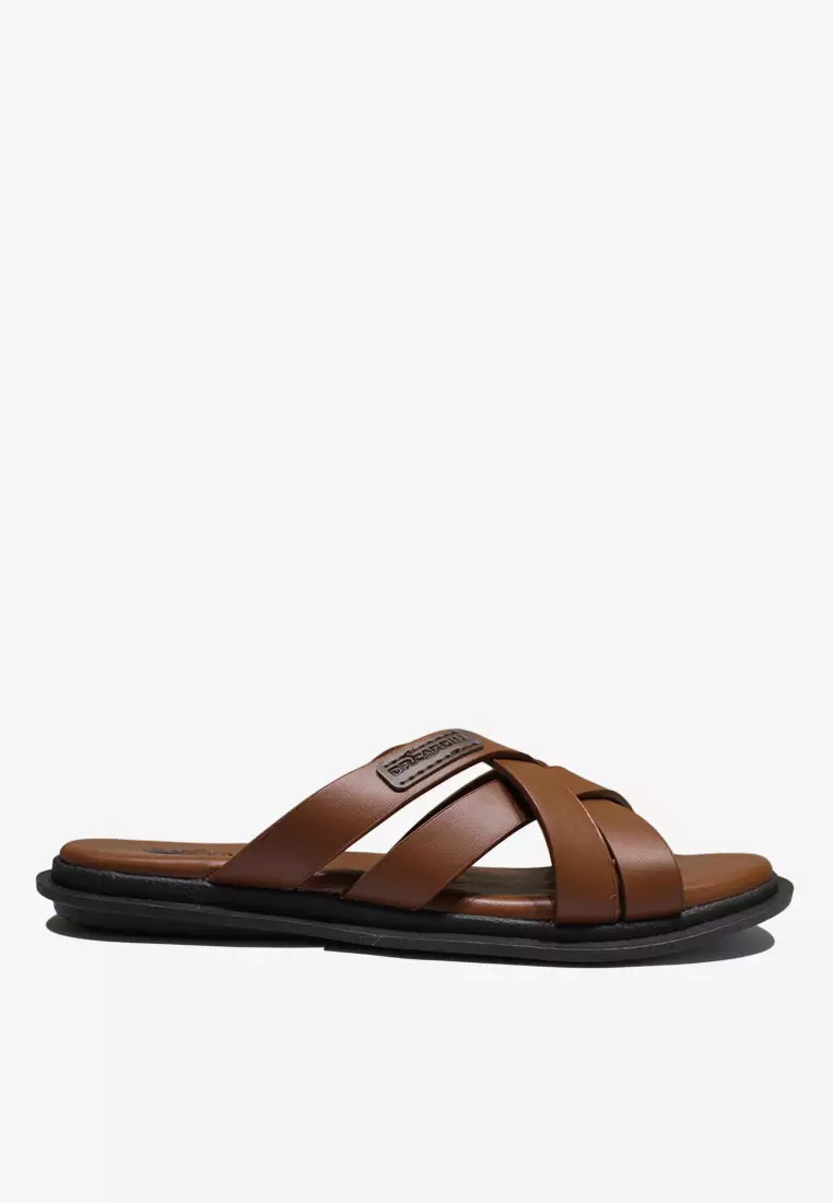 Dr. Cardin Dr Cardin Men Comfort Strappy Faux Leather Sandals  D-ZA-7935