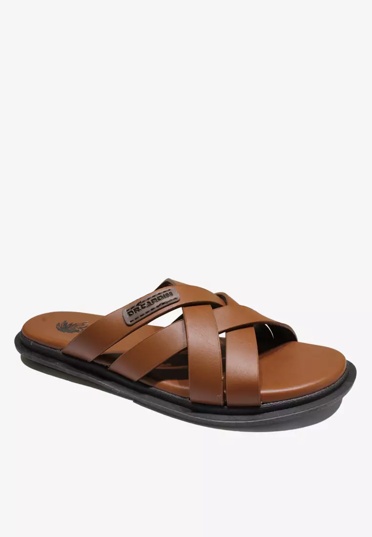 Dr. Cardin Dr Cardin Men Comfort Strappy Faux Leather Sandals  D-ZA-7935