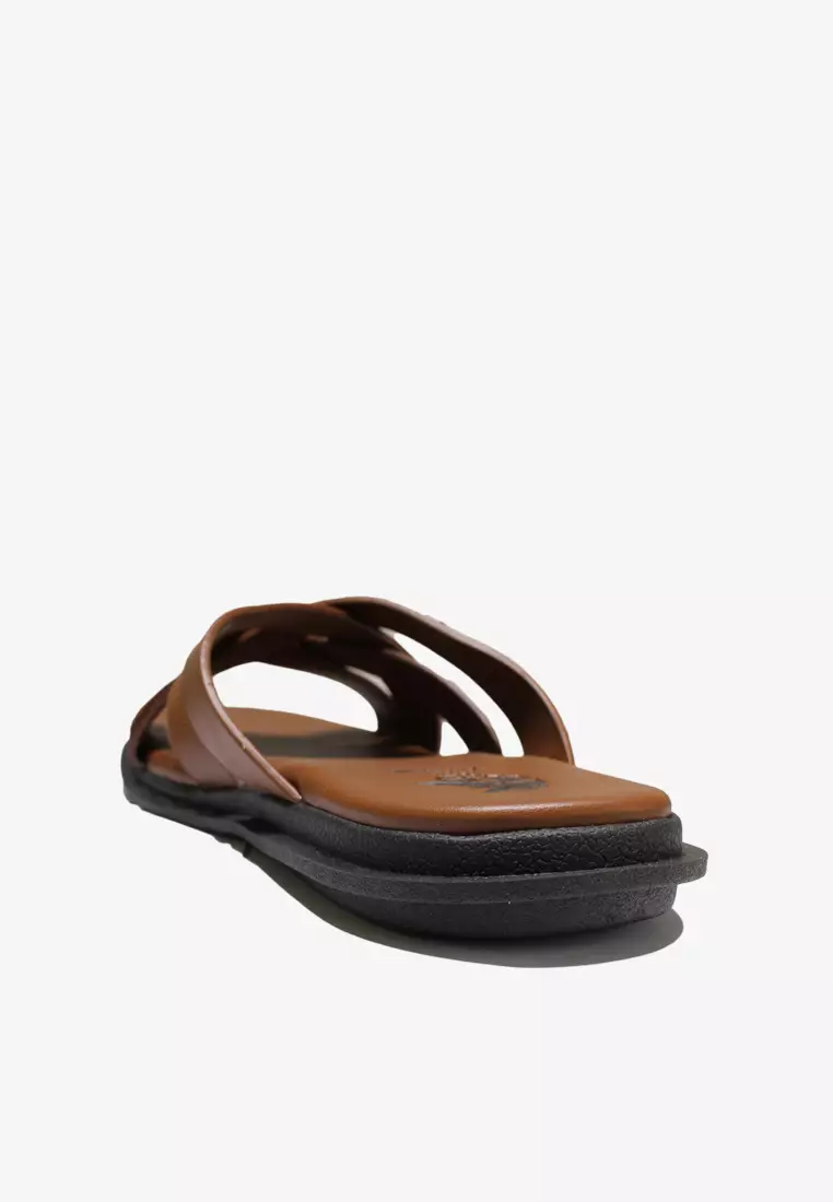 Dr. Cardin Dr Cardin Men Comfort Strappy Faux Leather Sandals  D-ZA-7935