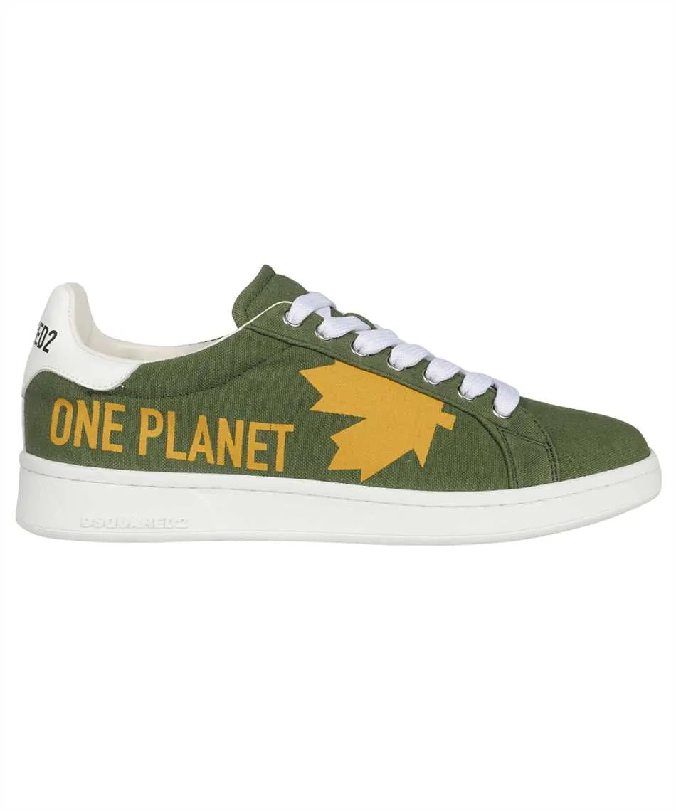 DSQUARED2 Green Low-Top Sneaker for Men