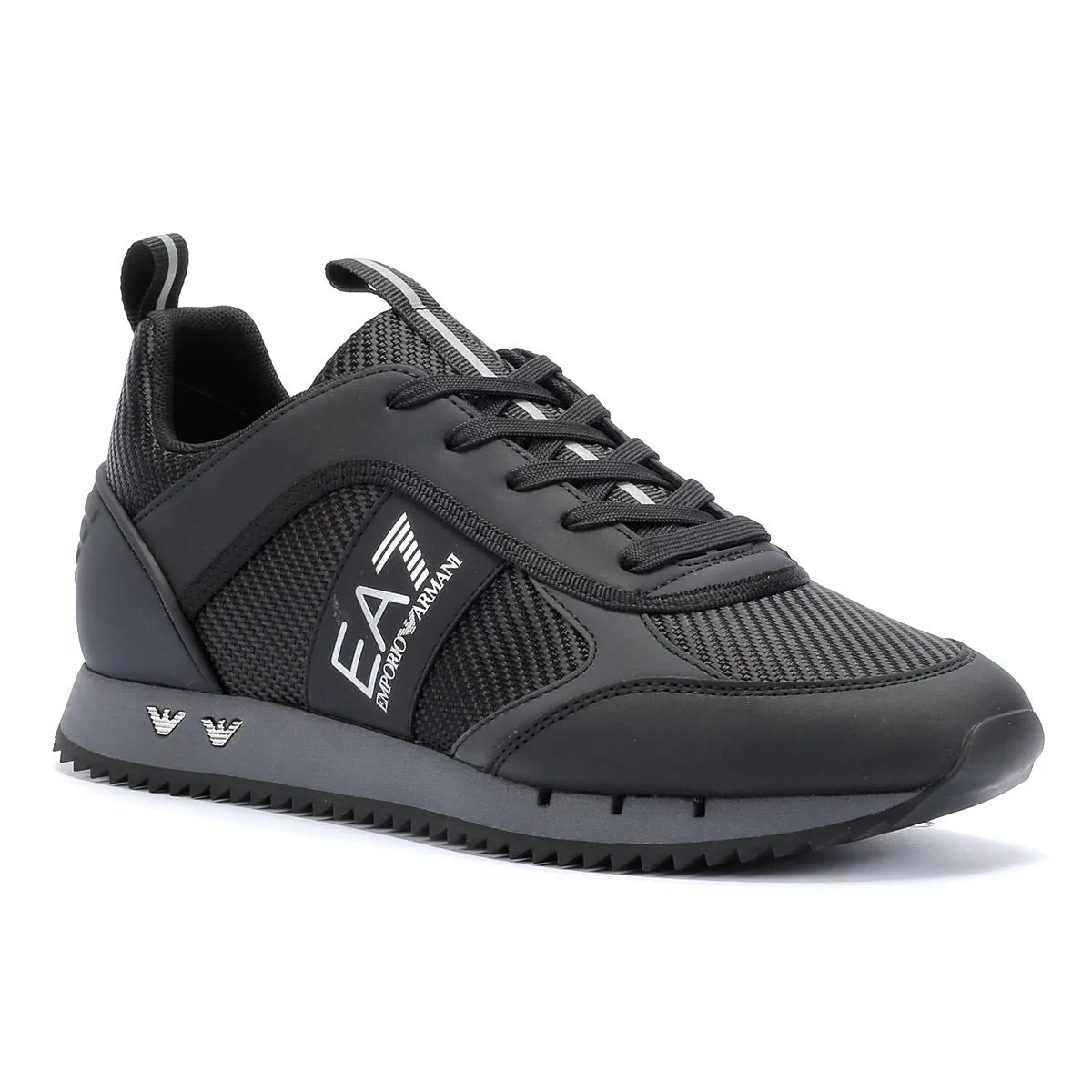 EA7 Black&White Carbon Men's Black Trainers