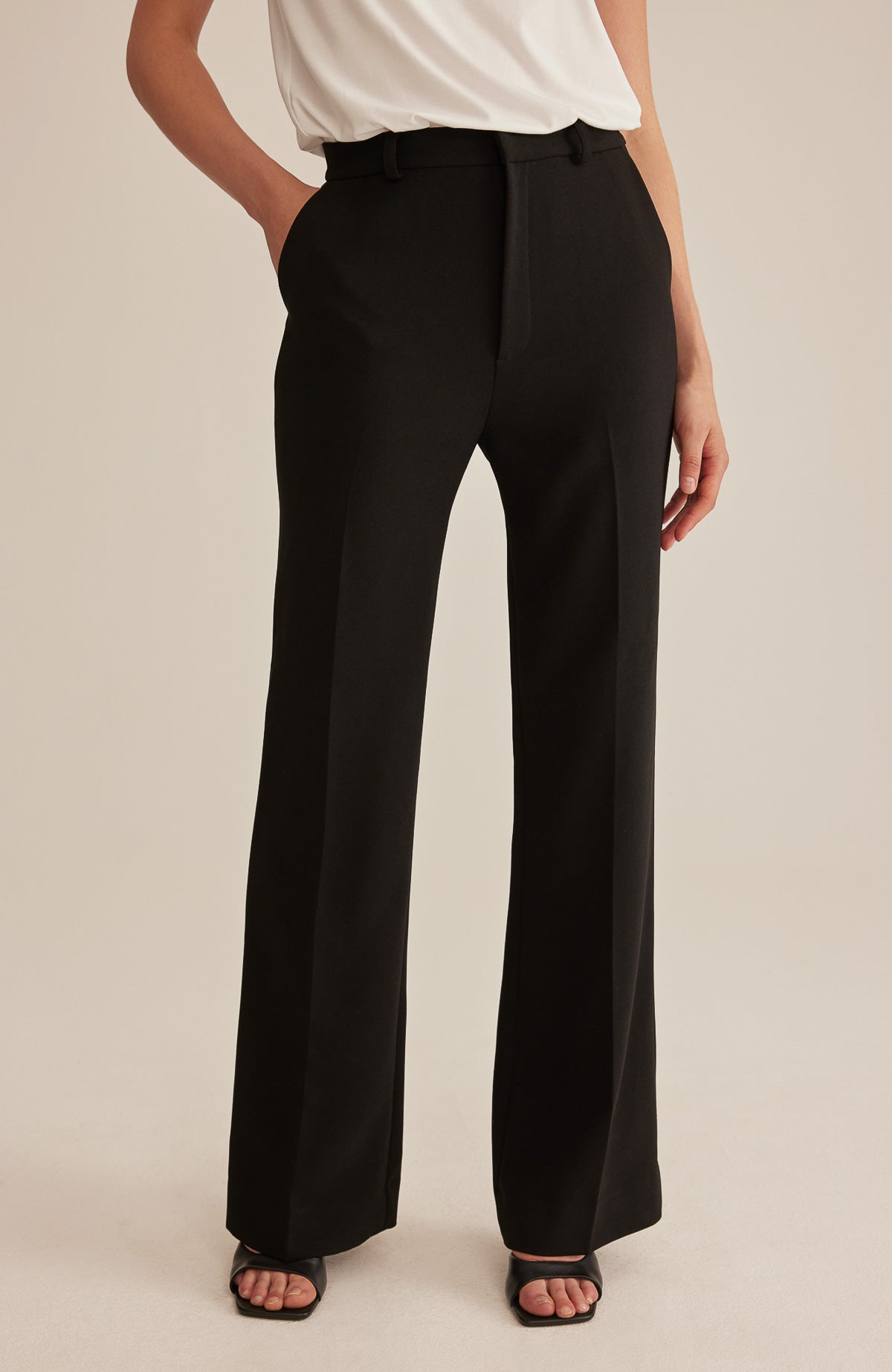 Elle Heavy Crêpe Trousers