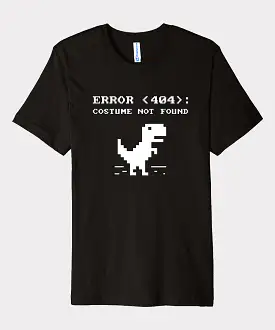 Erreur 404 - Costume Introuvable Halloween Tshirt Drle