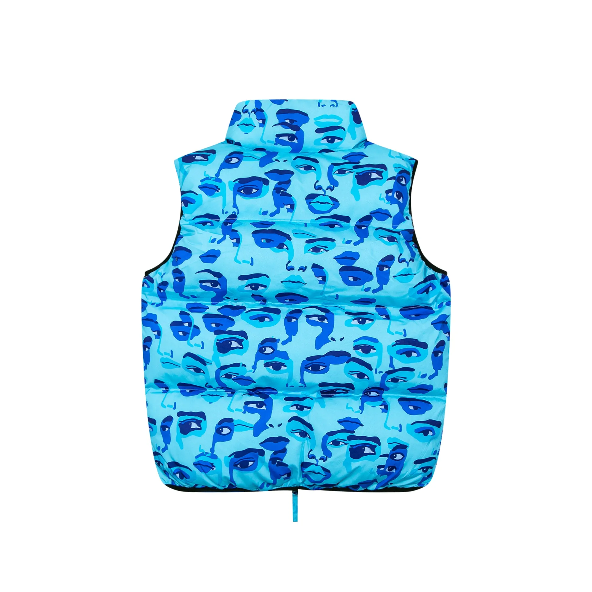 Face Camo Blue Puffer