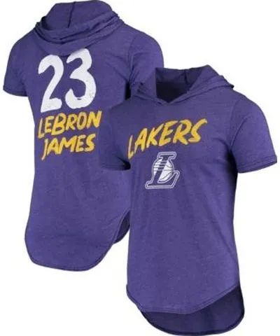 Fanatics Men's NBA Fanatics LeBron James ed Los Angeles Lakers Hoodie Tri-Blend T-Shirt