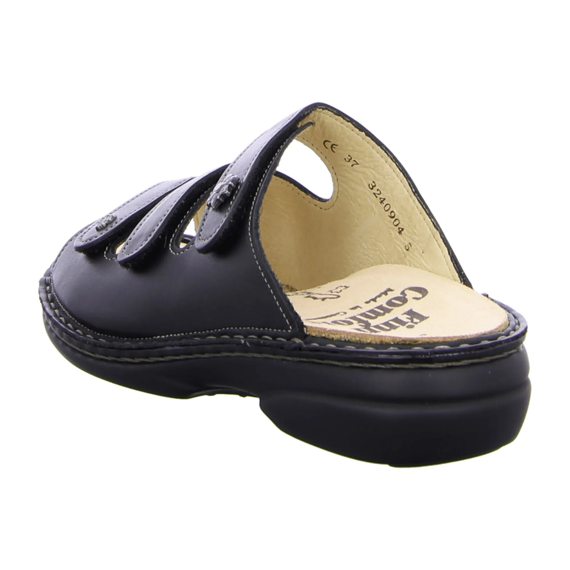 Finn Comfort Menorca-S Black Sandals for Women - Stylish & Durable