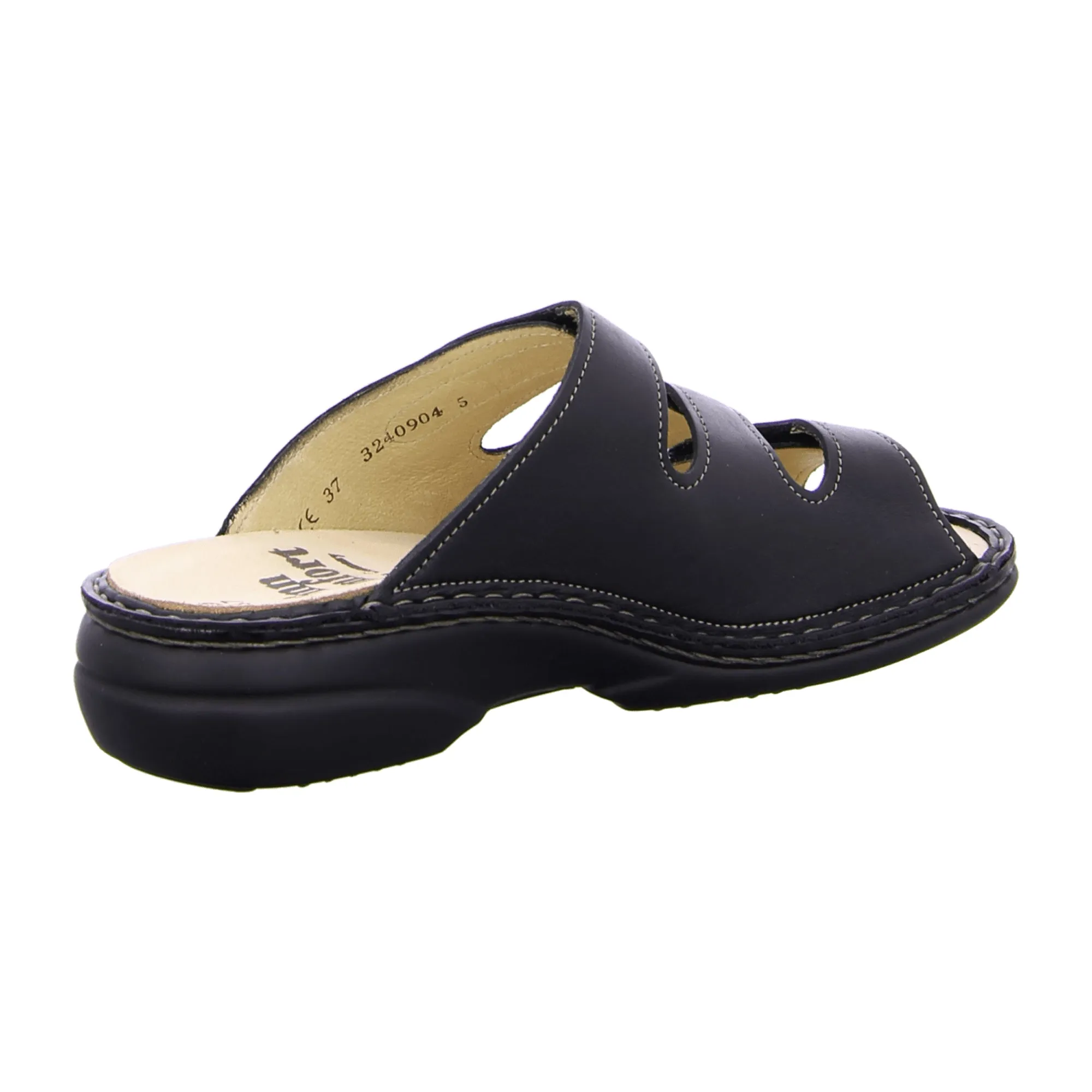 Finn Comfort Menorca-S Black Sandals for Women - Stylish & Durable