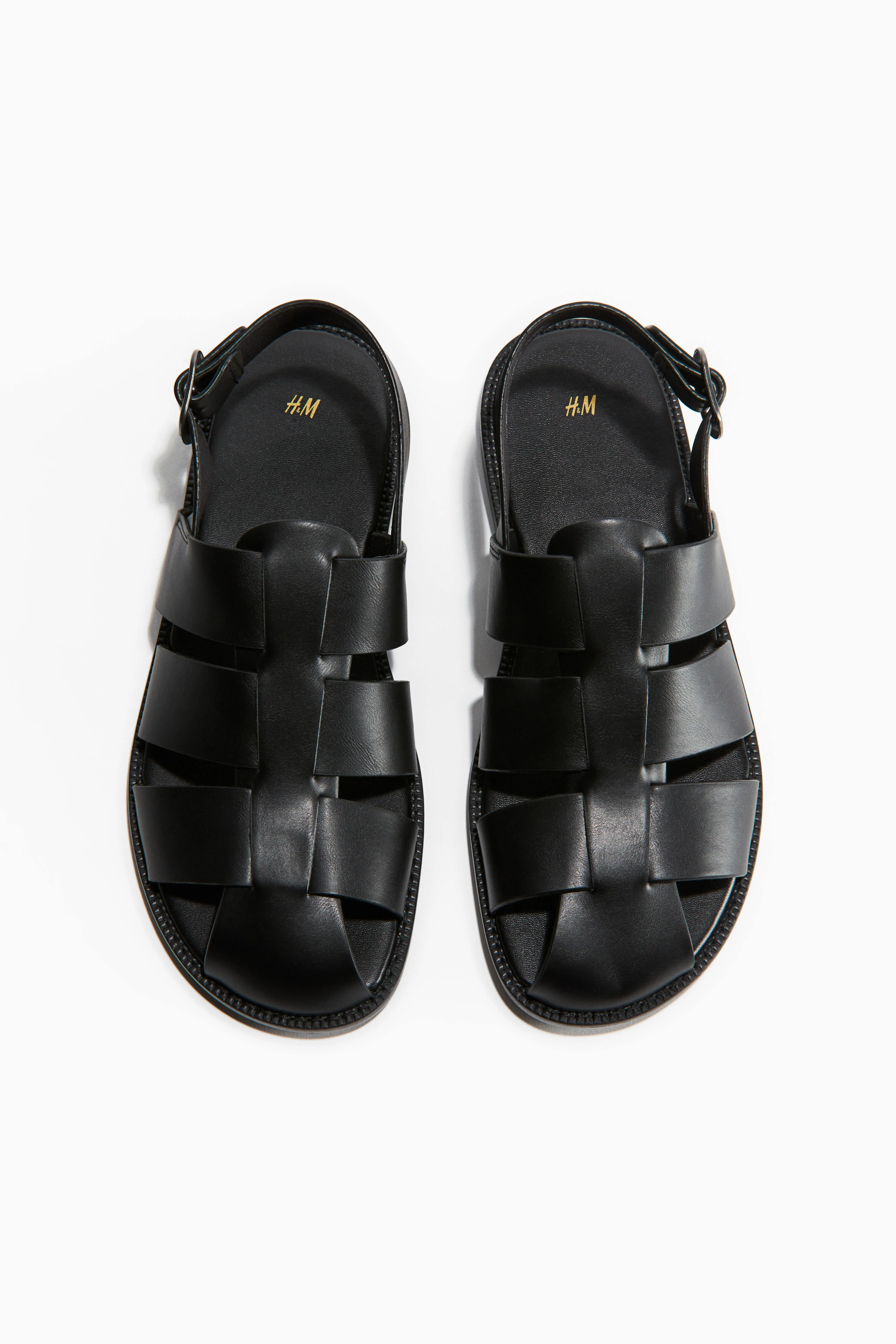 Fisherman sandals - No heel - Black - Men | H&M GB