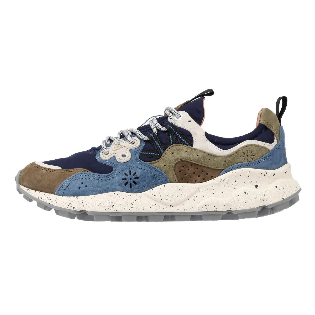 Flower Mountain Yamano 3 Suede Men's Light Brown/Light Blue/Violet Trainers