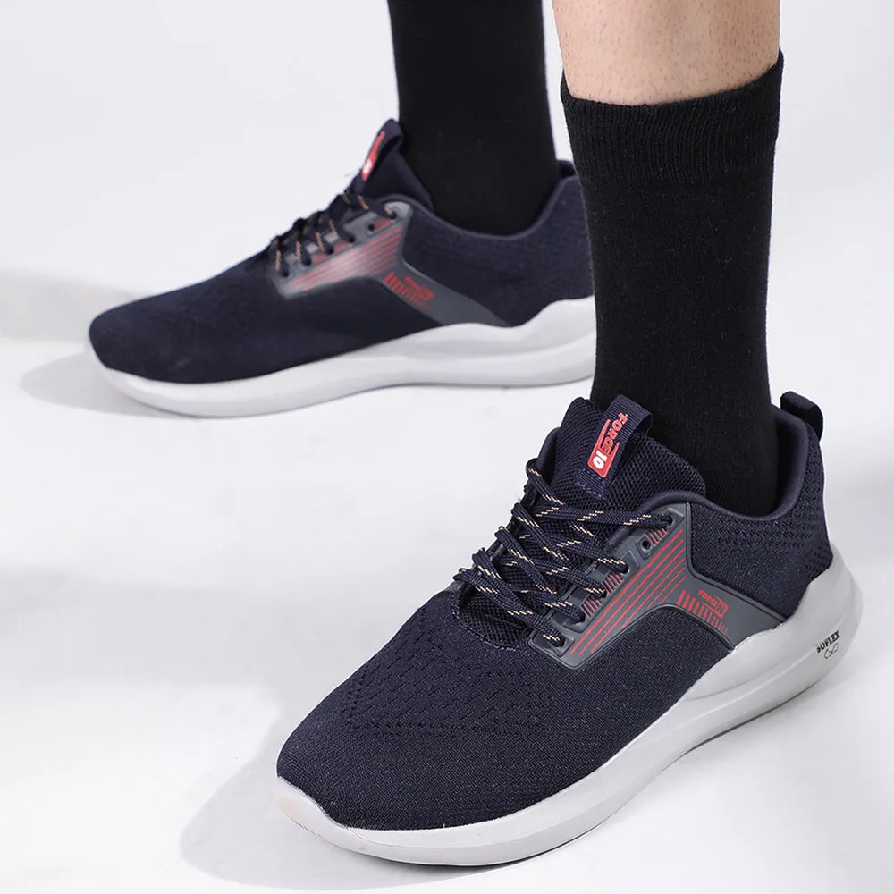 Force 10 By Liberty Men Sports Navy Blue Running Shoes