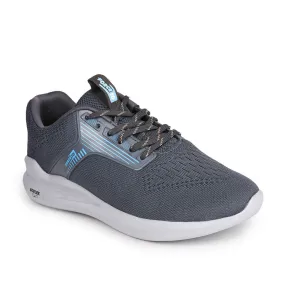 Force 10 Men Grey Sports Running Shoes(LEOPARD-01)