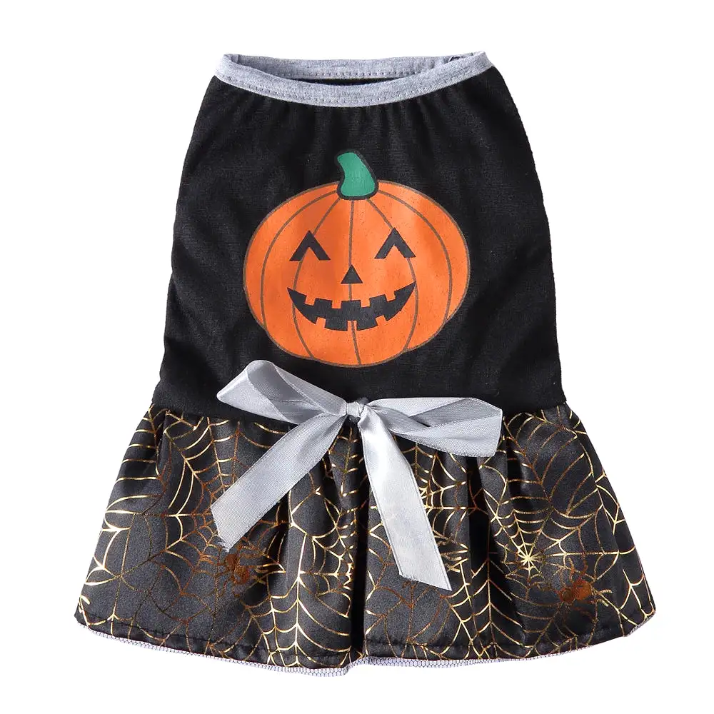 Funny Halloween Pet Cat Dresses for Small Dog Clothing Cosplay Cat Costume Christmas Dress Up Skirt Dog Dress Puppy Chihuahua